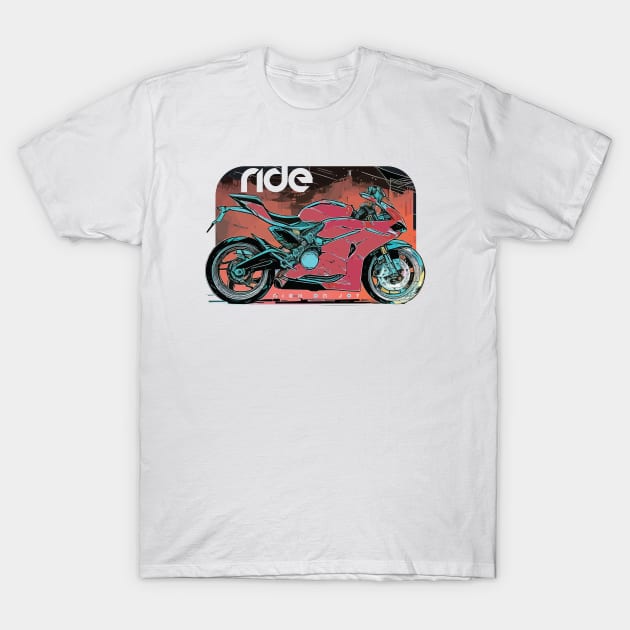 Ride panigale 959 cyber T-Shirt by NighOnJoy